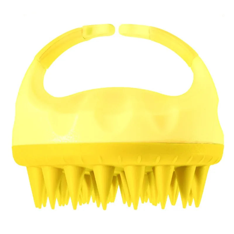 Silicone Scalp Massage Brush – Shampoo Hair Wash Comb