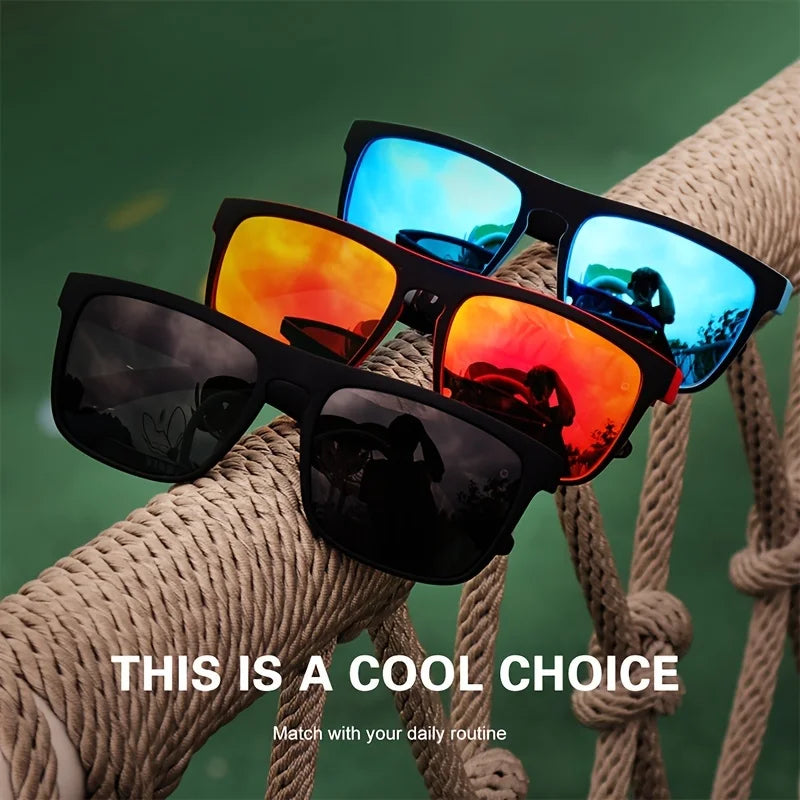 Vintage Square Polarized Sunglasses – Designer Driving UV400