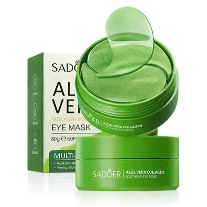 Aloe Vera Collagen Eye Mask – 60pcs Anti-Dark Circle Patches