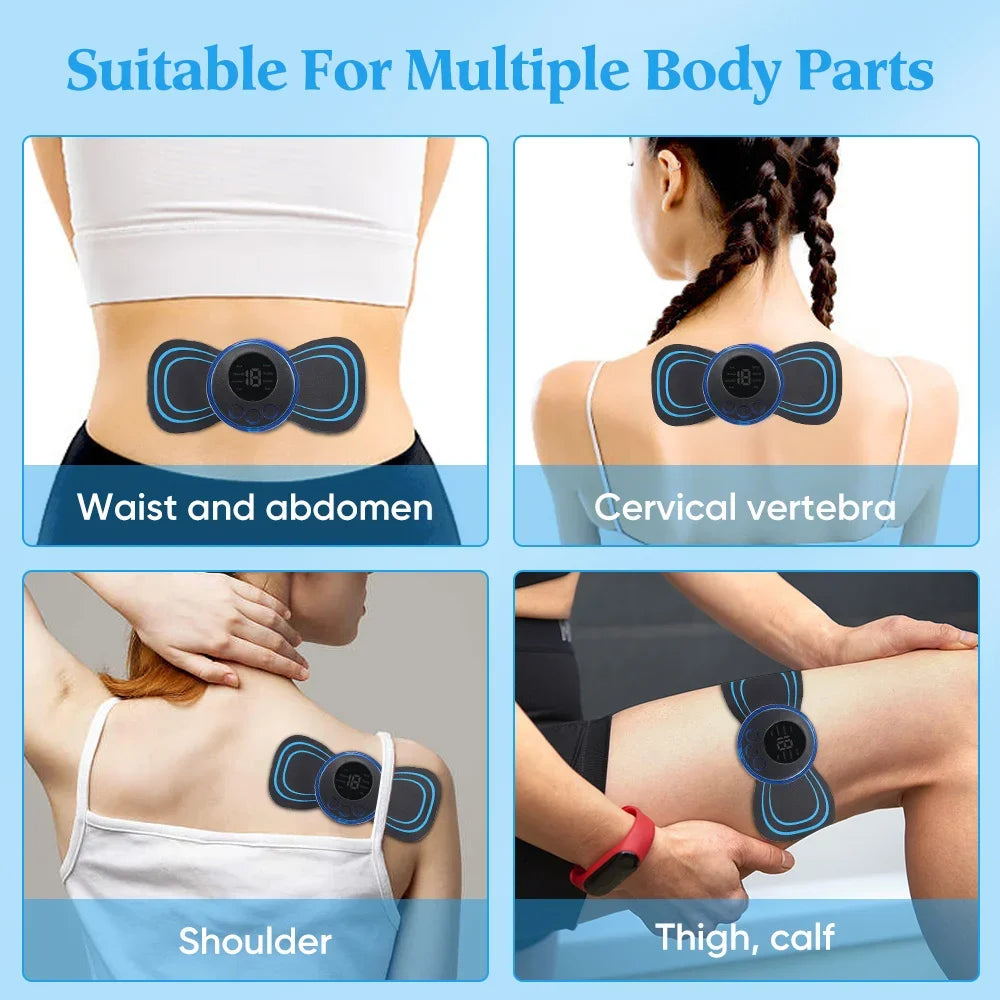 EMS Electric Neck Massager – Cervical Muscle Pain Relief Stimulator