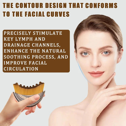 Lymphatic Drainage Face Brush – Contour & Sculpting Massager