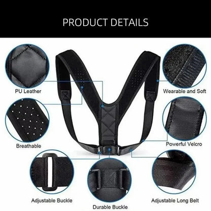 Back Posture Corrector Belt – Unisex Hunchback Support Brace