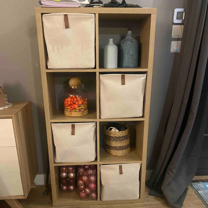 Fabric Storage Cube Box with Handle – Closet Toy Organizer